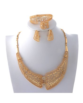 Gold Plated Necklace Set