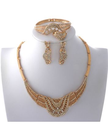Gold Plated Necklace Set