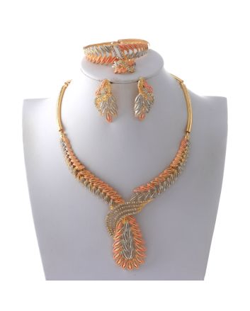 Gold Plated Necklace Set