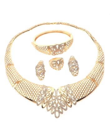 Gold Plated Necklace Set
