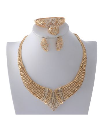 Gold Plated Necklace Set