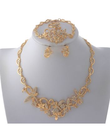 Gold Plated Necklace Set