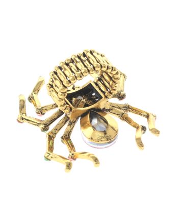 Crystal Spider Stretch Ring