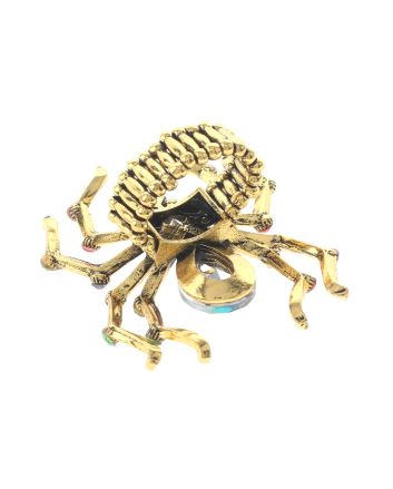 Crystal Spider Stretch Ring