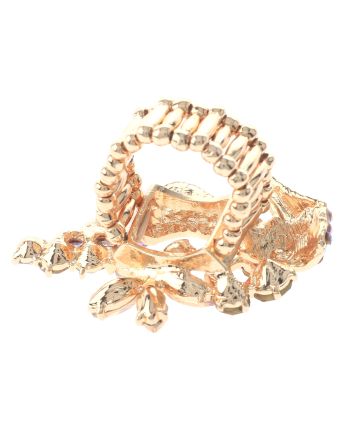 Crystal High Heel Shoe Stretch Ring