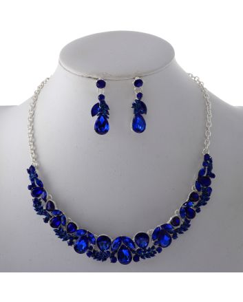 Rhinestone Necklace Set 