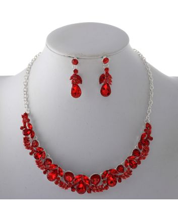 Rhinestone Necklace Set 