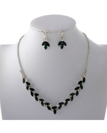 Rhinestone Necklace Set 