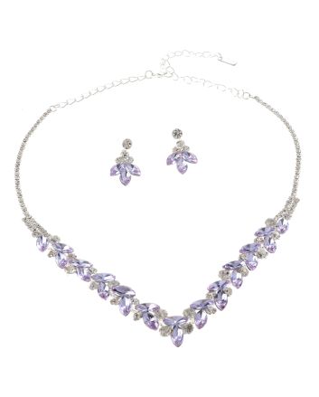 Rhinestone Necklace Set 