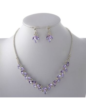 Rhinestone Necklace Set 