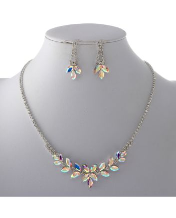 Rhinestone Necklace Set 