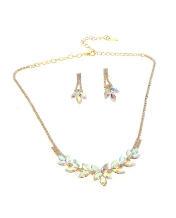 Rhinestone Necklace Set 