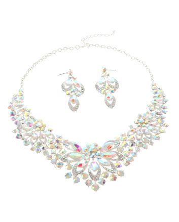 Rhinestone Necklace Set 