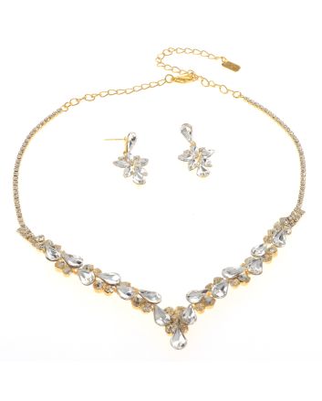 Rhinestone Necklace Set 