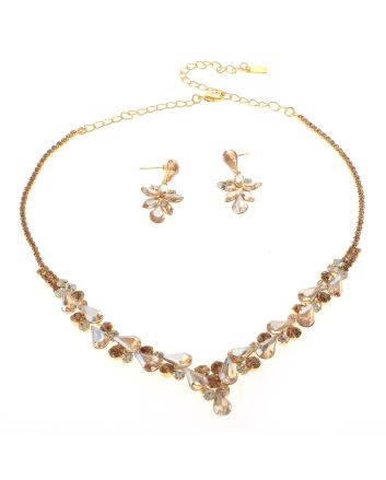 Rhinestone Necklace Set 