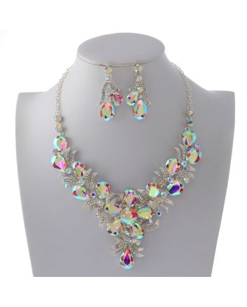 Rhinestone Necklace Set 