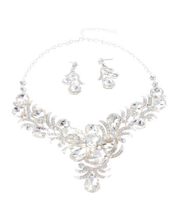 Rhinestone Necklace Set 
