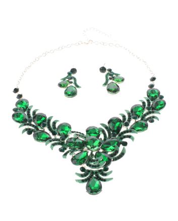 Rhinestone Necklace Set 