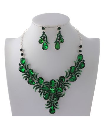 Rhinestone Necklace Set 
