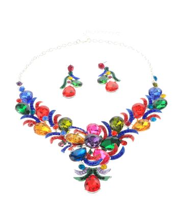 Rhinestone Necklace Set 