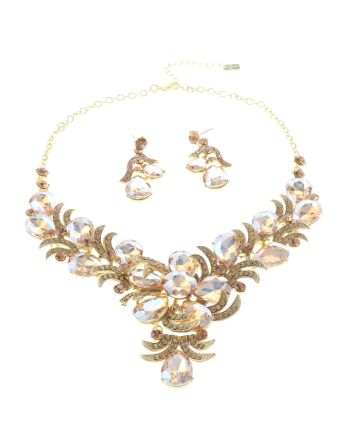 Rhinestone Necklace Set 
