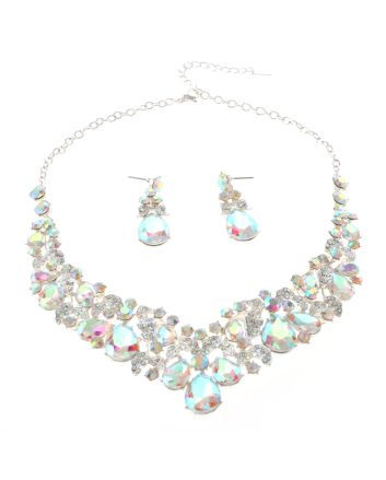 Rhinestone Necklace Set 