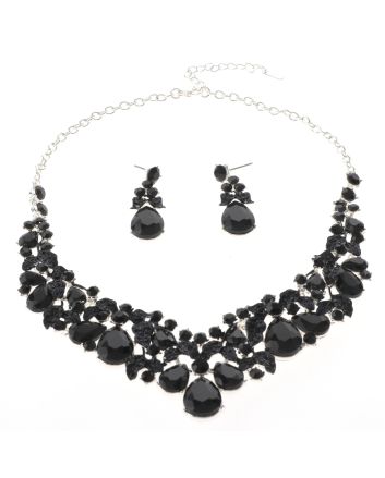 Rhinestone Necklace Set 