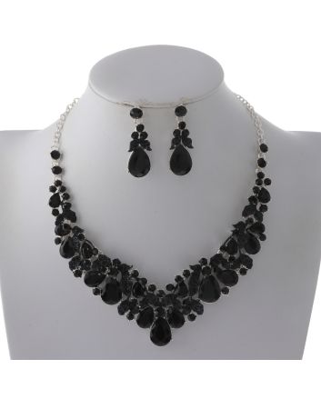 Rhinestone Necklace Set 