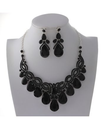 Rhinestone Necklace Set 