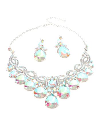 Rhinestone Necklace Set 