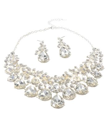 Rhinestone Necklace Set 