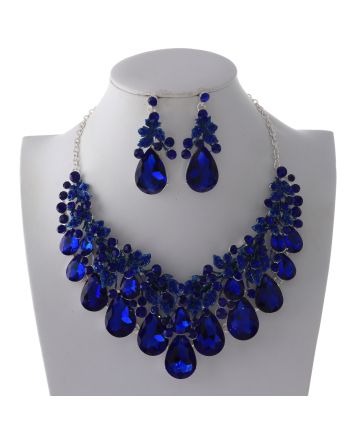 Rhinestone Necklace Set 