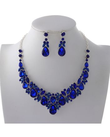 Rhinestone Necklace Set 