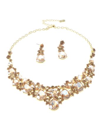 Rhinestone Necklace Set 