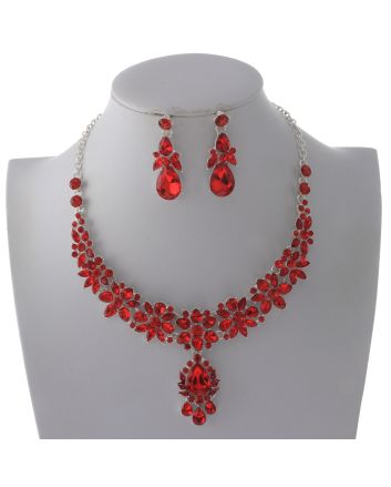 Rhinestone Necklace Set 