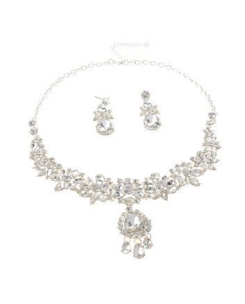 Rhinestone Necklace Set 