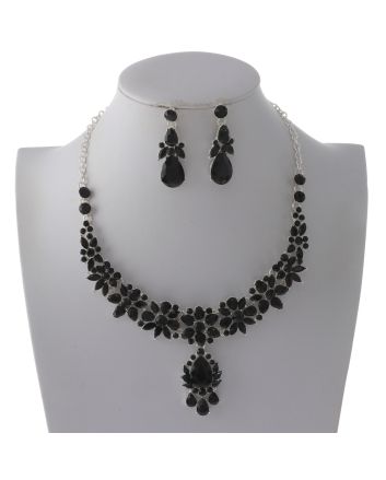 Rhinestone Necklace Set 