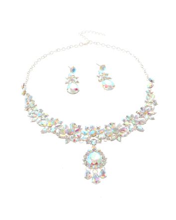 Rhinestone Necklace Set 