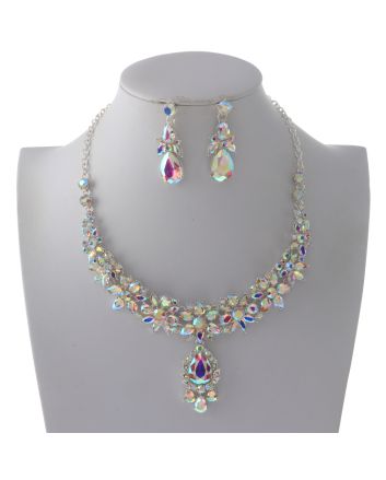 Rhinestone Necklace Set 