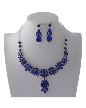 Rhinestone Necklace Set 