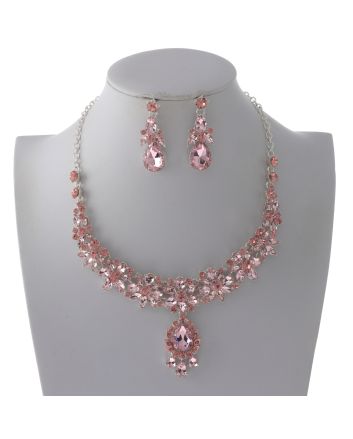 Rhinestone Necklace Set 