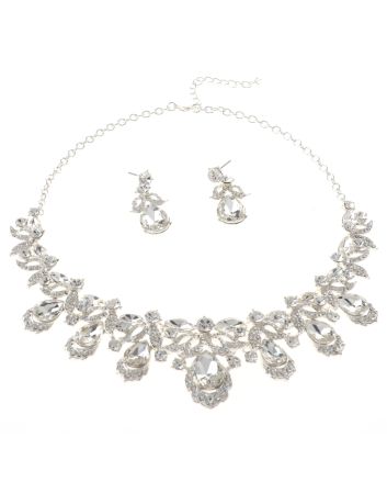 Rhinestone Necklace Set 