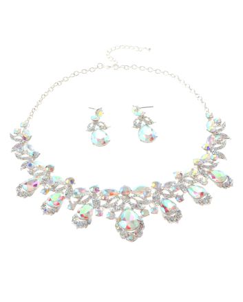 Rhinestone Necklace Set 