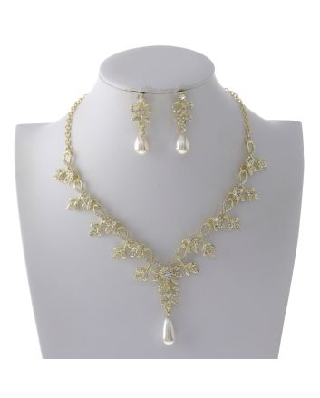 Rhinestone Necklace Set 