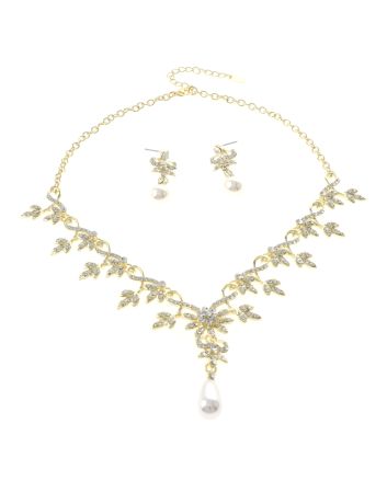 Rhinestone Necklace Set 