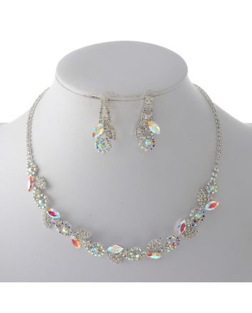 Rhinestone Necklace Set 