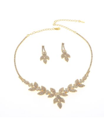 Rhinestone Necklace Set 