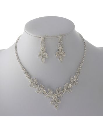 Rhinestone Necklace Set 