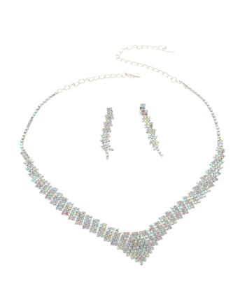 Rhinestone Necklace Set 