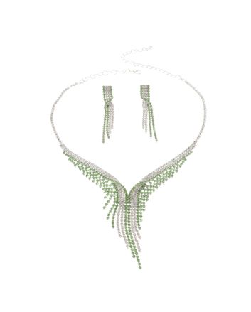 Rhinestone Necklace Set 